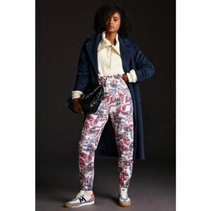 NWT Magali Pascal Printed Multi-Color Paisley Pants - Size Small